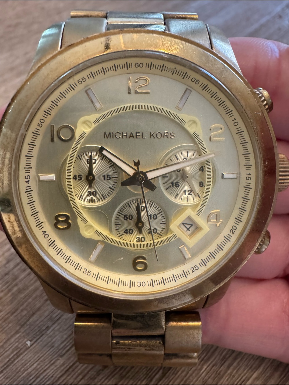 Michael Kors Gold-Tone Men’s Chronograph Watch